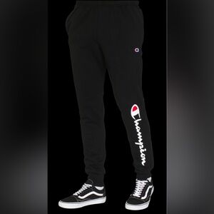 Champion black joggers pants Sz S